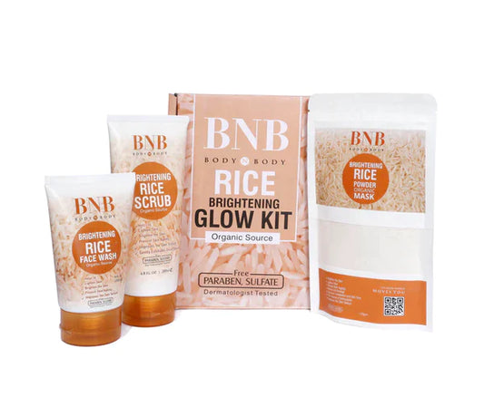 BNB Rice Extract Fascial Bright & Glow Kit