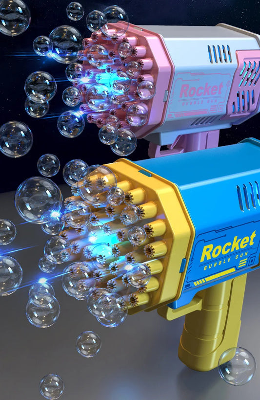 40 hole handheld fully automatic bubble gun machine